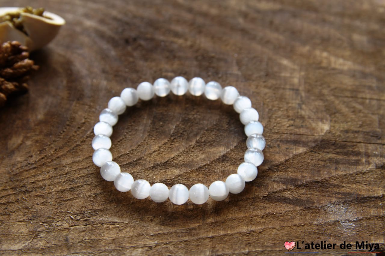 bracelet_pierres_naturelles_sélénite_atelierdemiya.fr_